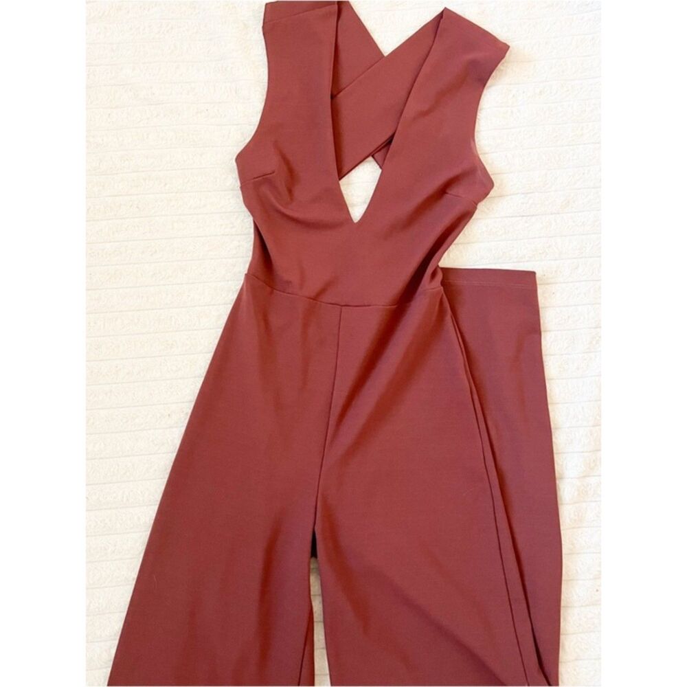 bella and bloom crossover jumpsuit size medium